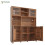 HOMAIRE Walnut Tall Cabinet with LED Lighting 1