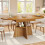 HOMAIRE Extendable Dark Brown Dining Table 3
