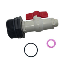 Robinet à fût, vanne de contrôle en PVC, remplacement facile, adaptateur de réservoir