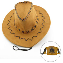 Compatibel met cowboyhoeden. Hoedenriemclip voor veilige bevestiging. Winderige rodeo's en roadtrips. Zakje voor ranchers en