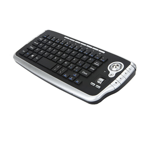 2.4GHz wireless keyboard with trackball mouse wheel, compatible with Android TV box smart T