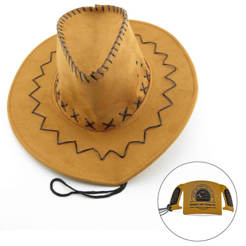 Συμβατό με καπέλα Cowboy, κλιπ λουριού καπέλου Cinches για ασφαλή συγκράτηση