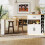 HOMAIRE Extendable White Kitchen Island Table 6