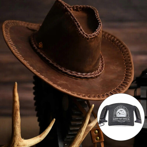 Συμβατό με καπέλα Cowboy, κλιπ λουριού καπέλου Cinches για ασφαλή συγκράτηση 1