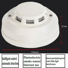 Bedrade rookmelder DC12V/24V netwerk rookmelder schakelaar brandmelders detectors sensor-B