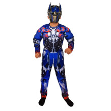 (Optimus Prime, L(130-140cm)) Kids Boys Hulk Bumblebee Transformers Optimus Prime Costume Fancy Dress + Mask