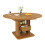 HOMAIRE Extendable Brown Dining Table 118-158cm 6