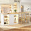 HOMAIRE Extendable Sideboard with LED White 5