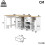 HOMAIRE Extendable Sideboard & Dining Table White 2
