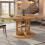 HOMAIRE Extendable Dining Table Dark Brown 4