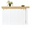 HOMAIRE Extendable White Sideboard with LED 6