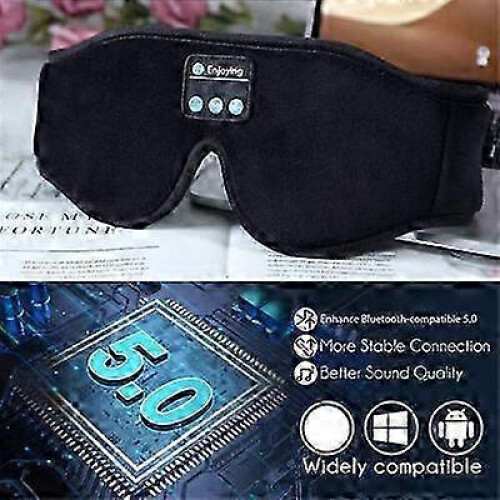 2026 Ακουστικά ύπνου Ασύρματη μάσκα ματιών Bluetooth 50 Στερεοφωνικά ακουστ 2