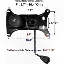 Heavy-Duty Office Chair Tilt Mechanism, 300lb Capacity Replacement Part