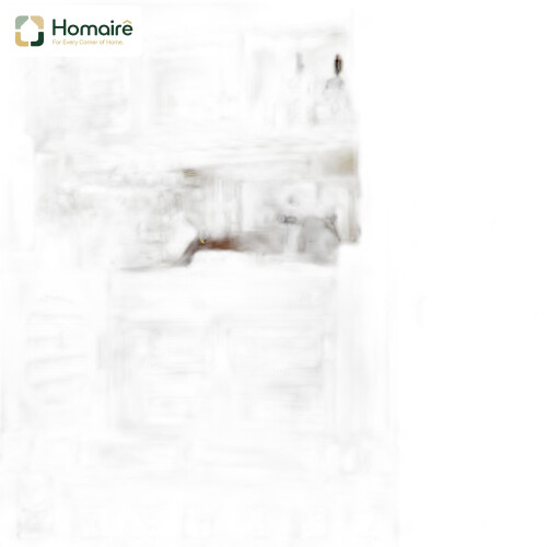 HOMAIRE Brown Sideboard with LED Light 145cm