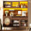 HOMAIRE Brown Sideboard with LED Light 145cm 6