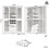 HOMAIRE White Wine Cabinet with LED Lights 2