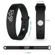 Vibration Alarm Watch, Vibrating Alarms With Countdown Timer, Waterproof Vibration Alarm Reminder Clock, Personal Alarms,bla