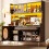 HOMAIRE Brown Sideboard with LED Light 145cm 5