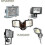 Compatible with outdoor floodlight halogen bulbs 500W R7s - 5 pack 118mm linear 5