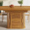 HOMAIRE Extendable Walnut Dining Table 118-158cm 6