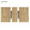 HOMAIRE Extendable White Dining Table 110-140cm 1