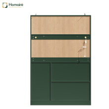 HOMAIRE Green Sideboard Cabinet with LED Light
