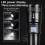 LED Torch Rechargeable – Super Bright Hand Flashlight Torches with 3 Light Modes, Adjustable Telescopic Zoom, USB Charging a 4