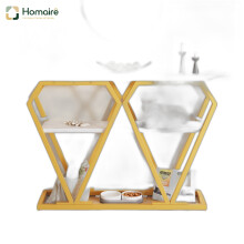 HOMAIRE Console Table 120cm White Marble Top