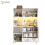 HOMAIRE Tall White Kitchen Cabinet with LED 1