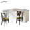 HOMAIRE White Extendable Bar Table 120-180cm 1