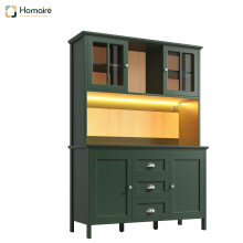 HOMAIRE Green Sideboard with LED Lighting