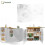 HOMAIRE 360 Rotating White Bar Table 138cm 1
