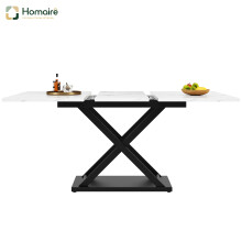 HOMAIRE Extendable Dining Table 120-160cm White