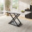 HOMAIRE Extendable Dining Table 120-160cm White 4