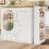 HOMAIRE 360 Rotating White Bar Table 138cm 6