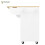 HOMAIRE White Kitchen Island Trolley with Drawers 1
