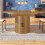 HOMAIRE Extendable Walnut Dining Table 118-158cm 3