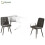 HOMAIRE Extendable White Dining Table 118-157cm 1
