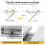 HOMAIRE Extendable White Dining Table 118-157cm 6