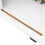 HOMAIRE White Kitchen Island Trolley with Drawers 6