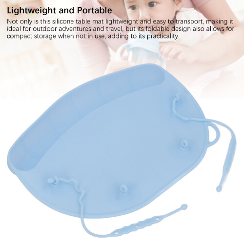 Praktisches Silikon Tischset für Babys 2