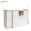 HOMAIRE 360 Swivel White Marble Bar Table 1