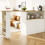 HOMAIRE 360 Swivelling White High Table 3