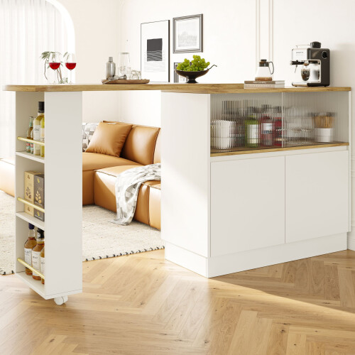 HOMAIRE 360 Swivelling White High Table 2