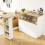 HOMAIRE 360 Swivelling White High Table 4