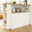 HOMAIRE 360 Swivelling White High Table 5