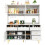 HOMAIRE White Multi-purpose Storage Cabinet 6
