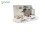 HOMAIRE 6-Chair White Dining Set with Gold Frame 1