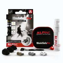 MusicSafe Pro High Fidelity Music Earplugs for Concert & Noise Reduction, 3 Interchangeable Premium Filter Sets - Professional Musicians Ear