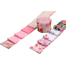 CraftsFabrics 20pcs 2.36 x 39.37'' 100% Cotton Pre-Cut Jelly Rolls Strips Fabric for Quilting, Scrapbooking, Sewing, Arts & Crafts, Patchwork, Collage